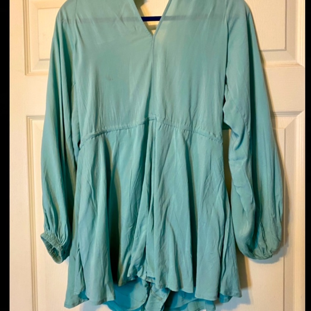 American Threads romper with open back
